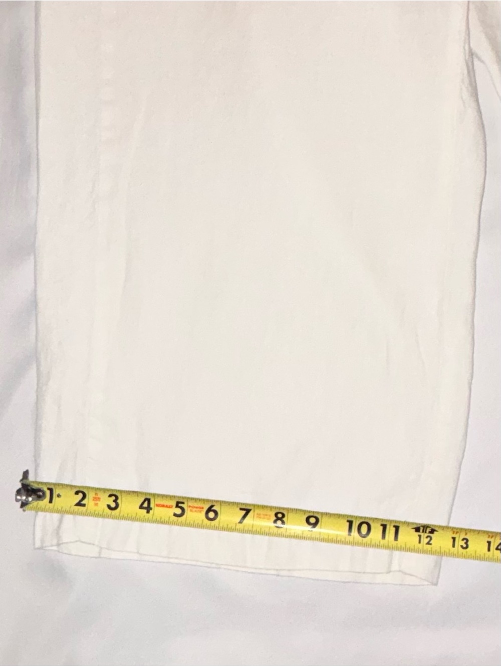 J. Jill White 100% Linen Blend Cropped Sailor Pants XL - Picture 10 of 13